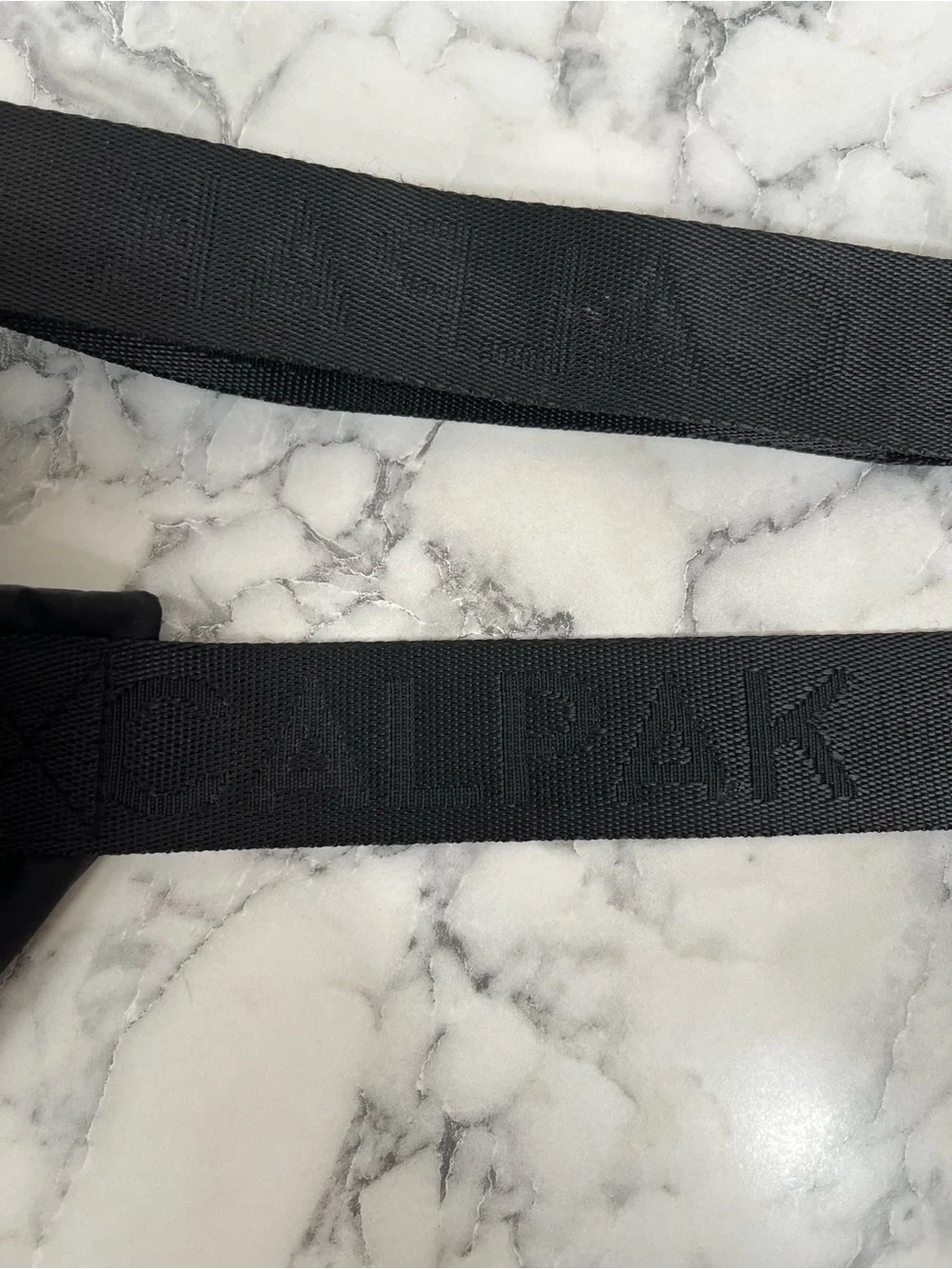 Calpak Luka puffer belt bag travel unisex black